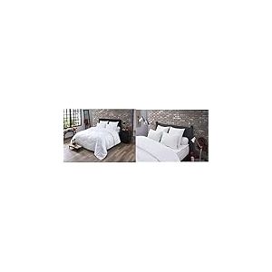 Dodo Couette PRONEEM Anti-ACARIENS - Chaude - 220 x 240 cm & Oreiller MAXICONFORT Thermolite Ultra - Moelleux - 60 x 60 cm, Blanc