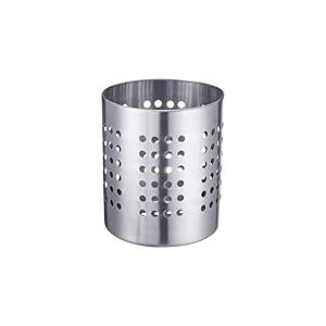 Westmark Egouttoir à Couverts/Porte-Ustensiles, Rond, Diamètre: 10 cm, Hauteur: 13 cm, Acier Inoxydable, Argent, 69012211