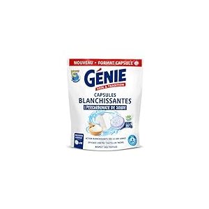 GENIE Soin et Tradition Capsules Blanchissantes Percarbonate de soude 12 x 20 g