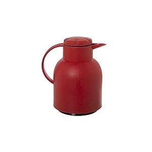 Pot isotherme en polypropylène et verre de 1l en rouge 23x20x15 cm