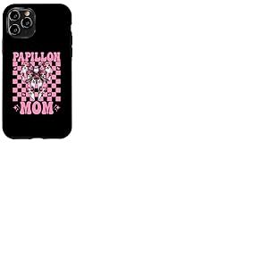 Papillon Maman Chien Mama F&ecirc;te des M&egrave;res Coquette Noeud Rose Coque pour iPhone 11 Pro