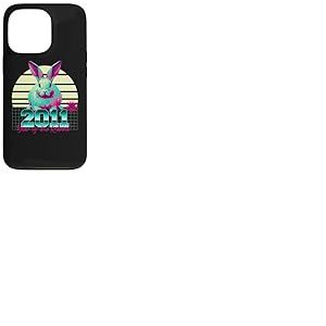 2011 Année du Lapin Anniversaire 80s Zodiaque Chinois rétro Coque pour iPhone 13 Pro
