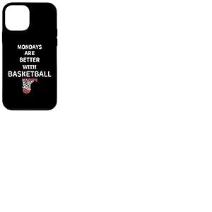 Les lundis Vintage sont Meilleurs avec Le Basketball Retro Basketball Coque pour iPhone 12 Mini