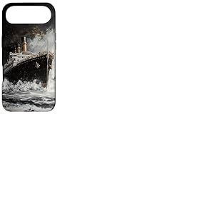 Peinture du Bateau Titanic Océan Coque pour iPhone Air