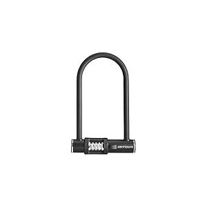 Kryptonite 005292 Combo U Antivol pour vélo, noir, 10,2 x 20,3 cm