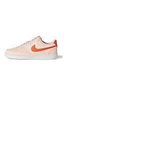 Nike Court Vision Lo NnSneaker pour Femme, Pican Rouge Pican Corail d&eacute;lav&eacute;, 38 EU