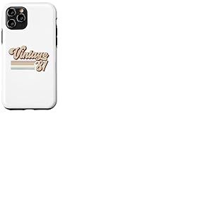 Vintage 1981 Retro Sunset Classic 45 Ans, 45e Anniversaire Coque pour iPhone 11 Pro