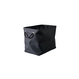 Design Imports DII Polyester Bin Variegated Black Rectangle Large