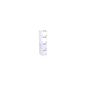 Really Useful Box Lot de 4 boîtes de rangement en plastique Transparent 19 l