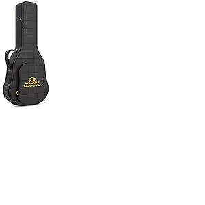 Monkey Loop Rocking Acoustic - Étui pour Guitare avec Rembourrage de 26 mm - Sac pour Guitare Acoustique Semi-rigide - Poche Extérieure pour Accessoires - Sangles Réglables - Résistant à l'Eau