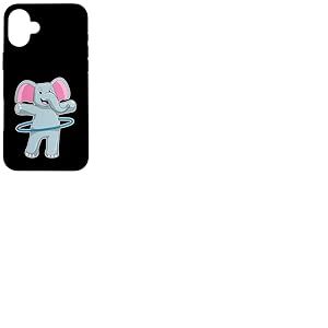 Elephant Cerceau Fitness Workout Gymnastique Coque pour iPhone 16 Plus