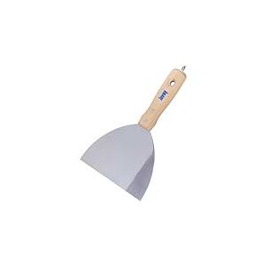 Knauf Spatule à poignée vissée avec embout pour mastic de joints, 15 cm de large, antirouille, embout de mastic, pour le mastic et le vissage de plaques de plâtre/plaques de plâtre