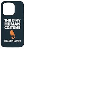 C'est mon costume humain, je suis vraiment un tamarin Coque pour iPhone 15 Pro