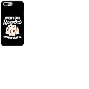 Le jeu de tuiles Rummikub Player ne quittera pas Joker Rummikub Player Coque pour iPhone 7 Plus/8 Plus