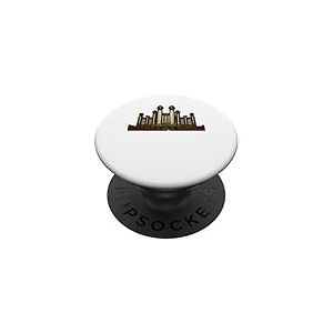 Orgue Tabernacle Mormon Salt Lake City Heritage PopSockets PopGrip Adh&eacute;sif