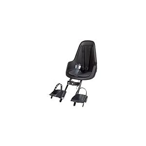BOBIKE 8012500008 Go Mini Si&egrave;ge V&eacute;lo Avant pour B&eacute;b&eacute;s et Tout-Petits pour Tube de Direction &ndash; S&ucirc;r, R&eacute;glable, Confortable et &Eacute;l&eacute;gant pour B&eacute;b&eacute;s de 9 Mois &agrave; 3 Ans, Jusqu&rsquo;&agrave; 15kg, Noir Urbain