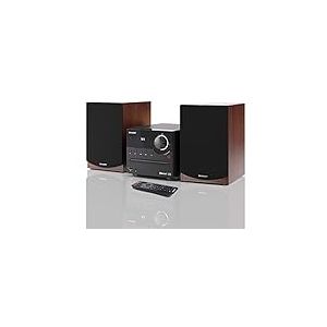 Sharp XL-B512(BR) Micro cha&icirc;ne Sound System st&eacute;r&eacute;o avec Radio FM, Bluetooth v5.0, CD-MP3, Lecture USB, Haut-parleurs en Bois et 45 W Couleur Marron