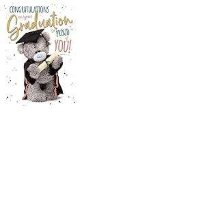 Me To You Carte de vœux Tatty Teddy Congrats On Your Graduation - Collection officielle - 12,7 x 17,8 cm