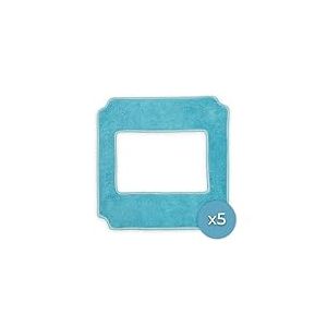 Cecotec Pack de 5 serpillières pour Robots aspirateurs Lave-vitres Conga Windroid 1390 Double Spray. Consommable - Accessoires pour Robot Lave-vitres, Contient 5 unités.