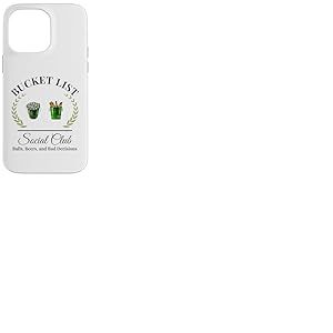Ma liste de seau pour joueur de golf et seau à bière Coque pour iPhone 14 Pro Max