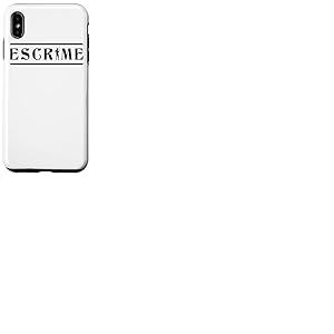 Escrimeur Jeu d'escrime Fencer game sportive French Escrime Coque pour iPhone XS Max