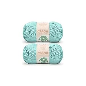 Caron Simply ME Moonstone Lot de 2 paquets de 200 g &ndash; 62% acrylique, 20% nylon, 18% laine &ndash; #5 Bulky &ndash; 2200 m &ndash; Tricot/Crochet