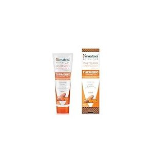 Himalaya Whitening Antiplaque Toothpaste with Turmeric + Coconut Oil for Brighter Teeth, 4 oz, (113 g)