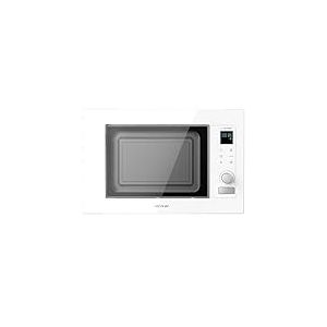 Cecotec Micro-Ondes Encastrable avec Grill Grandheat 2090 Encastrable Touch White, 1200 W, 21 Litre, Numérique, Tactile, Tactile, 8 Fonctions, Minuterie, Intérieur Revêtu de Céramique, Blanc