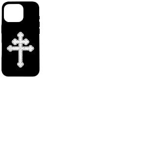 Croix de Lorraine Chevaliers Templiers Franc-Maçon Bague Magnum Coque pour iPhone 16 Pro