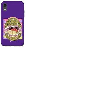 Weirdcore Oculaires esth&eacute;tiques Kawaii Durian Coque pour iPhone XR