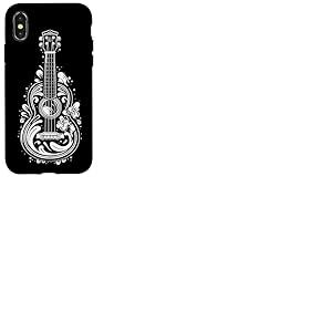 Ukulele Graphic Guitalele Coque pour iPhone X/XS