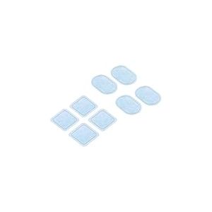 Beurer EM 22 coussins en gel avec piles, kit de rechange avec 8 coussins en gel autocollants et 3 piles (3V CR2032) à utiliser avec l'EM 22 Muscle Booster