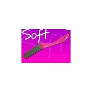 Soft Pelle à callosités incurvée Couleurs, Noir, Estandar
