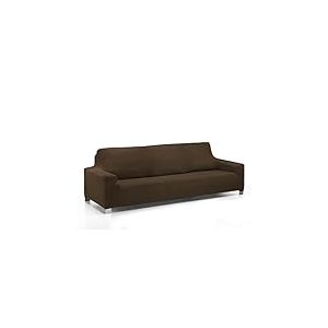 Martina Home Daytona Housse de canapé Super élastique Multi-Adaptable, Coton Polyester, Chocolat, 3 Places