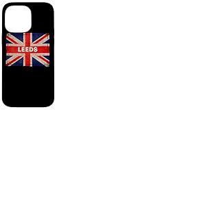 Drapeau souvenir de l'Angleterre de Leeds Grande-Bretagne Coque pour iPhone 14 Pro Max