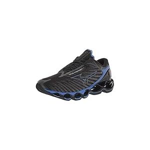 Mizuno Running Men's Wave Prophecy 12 Water Shoe, Black Oyster-Blue Ashes, 11.5