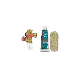 Comap S600999 Groupe DE SECURITE, sans & S102104 Kit de Etanchéité pâte à joint 50 ml avec bobine de filasse 40 g, Vert