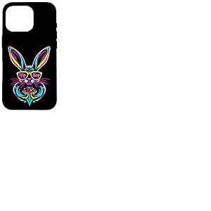 Hip Hop Vibrant Rabbit Coque pour iPhone 16 Pro