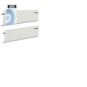 TUKA-i-AKUT Lot de 2 &Eacute;tag&egrave;res Murales de 100cm, Acrylique Extra R&eacute;sistant, Support Mural pour Magazines Journaux Brochures Livres, Porte-Revues Porte-Prospectus Murales Transparente TKD8256-100cm-2x