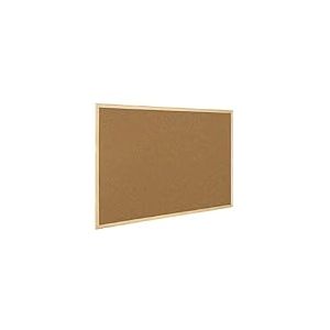 Q-Connect KF03568 Tableau d'affichage Liège Cadre bois 90x120 cm (Import Royaume Uni)