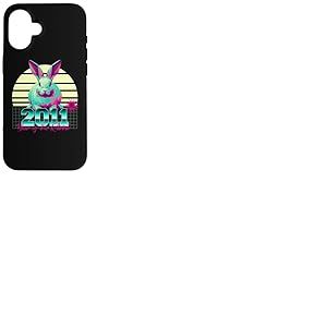 2011 Année du Lapin Anniversaire 80s Zodiaque Chinois rétro Coque pour iPhone 16