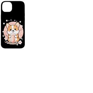 Mignon dessin animé Corgi Coque pour iPhone 14 Plus