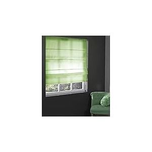 MADECOSTORE Store Bateau Voile Uni Droit - Vert Clair - L70 x H180cm