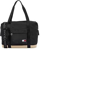 Tommy Jeans Sac de Sport Sac Homme Daily Week-End, Noir (Black), Taille Unique