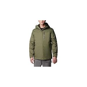 Columbia Homme Oak Harbor Veste Manteau D'hiver Interchangeable 3 En 1, Vert Pierre., L EU