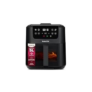 Instant Pot Vortex Compact Noir - Friteuse à air chaud 5 l, format familial, 4 en 1 - Air Fryer, séchage, cuisson, réchauffage, revêtement antiadhésif, facile à nettoyer, lavable au lave-vaisselle
