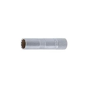 BGS 2448 | Douille de bougie à retenue en caoutchouc douze pans | 10 mm (3/8") | 16 mm