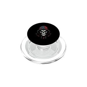 Sweat à Capuche tête de Mort PopSockets PopGrip pour MagSafe