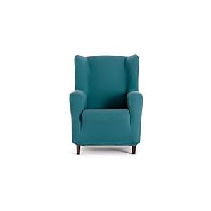 Eysa Housse de Fauteuil bi-élastique pour bergère Couleur Vert émeraude Design Harlem