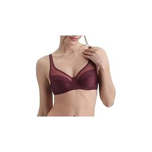 DIM Femme - Soutien-Gorge Generous Classic x1 | Maintien Parfait pour Poitrines Généreuses | Microfibre Épaisse et Stretch | Dos en U et Bretelles Larges | Look Moderne et Confort Absolu